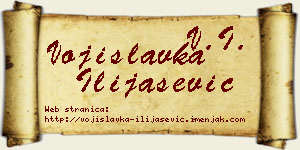 Vojislavka Ilijašević vizit kartica
